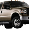 ARMORDILLO® 2005-2007 Ford F-250 F-350 F-450 F-550 Super-Duty RVT Rivet Bolt Steel Wire Mesh Style Front Grille -Gloss Black