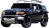 ARMORDILLO® 2007-2014 Toyota FJ Cruiser Vertical Style Front Hood Bumper Grille -Gloss Black