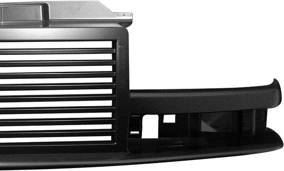 ARMORDILLO® 1998-2004 Chevrolet S10 Horizontal Style Front Grille -Gloss Black