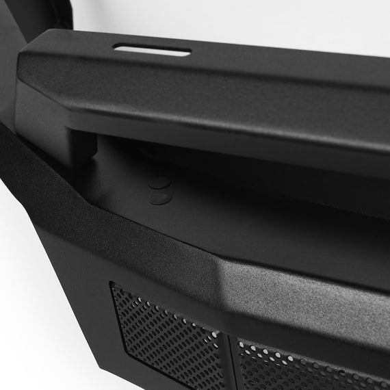 ARMORDILLO® LD2 SERIES 2019-2023 Ford Ranger Full Width Steel Front Bumper + Hoop Bar + Parking Sensor Kit + Skid Plate Bodykit -Matte Black