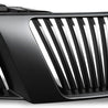 ARMORDILLO® 2005-2008 Nissan Frontier Vertical Style Front Hood Bumper Grille -Matte Black