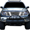 ARMORDILLO® 2005-2008 Nissan Frontier Vertical Style Front Hood Bumper Grille -Chrome