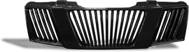 ARMORDILLO® 2005-2007 Nissan Pathfinder Vertical Style Front Hood Bumper Grille -Gloss Black
