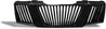 ARMORDILLO® 2005-2008 Nissan Frontier Vertical Style Front Hood Bumper Grille -Gloss Black