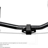 ARMORDILLO® 1998-2003 Dodge Durango Trailer Hitch Tow Hitch 2-Inch Receiver -Gloss Black