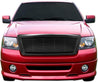 ARMORDILLO® 2004-2008 Ford F-150 Horizontal Style Front Hood Bumper Grille -Matte Black