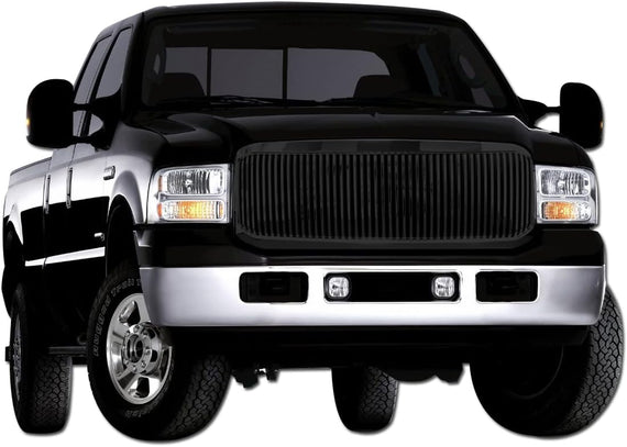 ARMORDILLO® 2005-2007 Ford F-250 F-350 F-450 F-550 Super-Duty Vertical Style Front Grille -Gloss Black