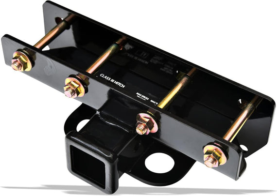 ARMORDILLO® 2007-2018 JEEP Wrangler JK Trailer Hitch Tow Hitch 2-Inch Receiver -Gloss Black