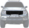 ARMORDILLO® 2005-2008 Nissan Frontier Vertical Style Front Hood Bumper Grille -Gloss Black