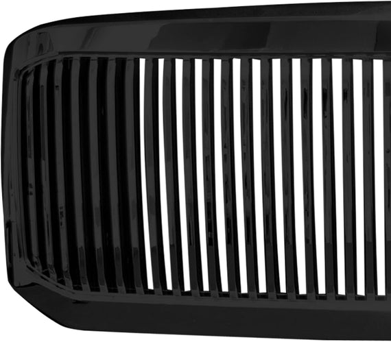 ARMORDILLO® 2005-2007 Ford F-250 F-350 F-450 F-550 Super-Duty Vertical Style Front Grille -Gloss Black