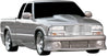 ARMORDILLO® 1998-2004 Chevrolet S10 Horizontal Style Front Grille -Chrome