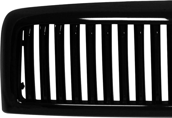 ARMORDILLO® 1994-2001 Dodge Ram 1500 Vertical Style Front Hood Bumper Grille -Gloss Black