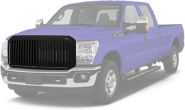 ARMORDILLO® 2011-2016 Ford F-250 F-350 Super-Duty Vertical Style Front Grille -Gloss Black