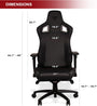 ARMORDILLO® PV Hybrid Leather Racing Seat Style Gaming Chair