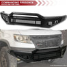 ARMORDILLO® LD2 SERIES 2017-2020 Chevrolet Colorado ZR2 Full Width Steel Front & Rear Bumper + Hoop Bar + Skid Plate Bodykit - Matte Black