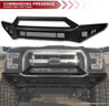 ARMORDILLO® LD2 SERIES 2017-2020 Ford F-150 RAPTOR Full Width Steel Front & Rear Bumper + Hoop Bar + Skid Plate Bodykit - Matte Black