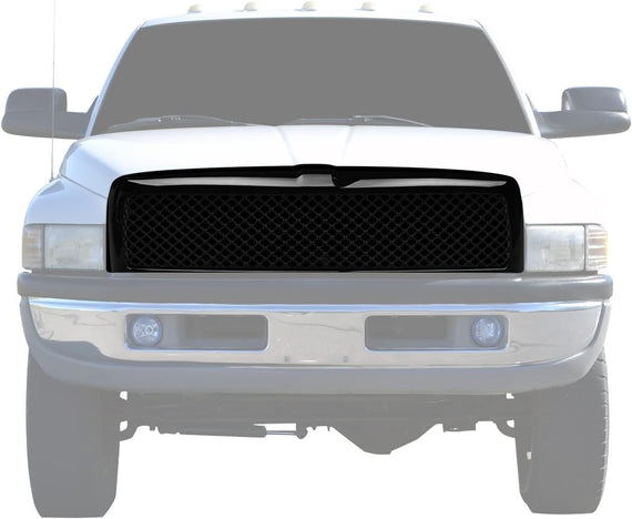 ARMORDILLO® 1994-2001 Dodge Ram 1500 Mesh Style Front Hood Bumper Grille -Gloss Black
