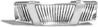 ARMORDILLO® 2005-2008 Nissan Frontier Vertical Style Front Hood Bumper Grille -Chrome