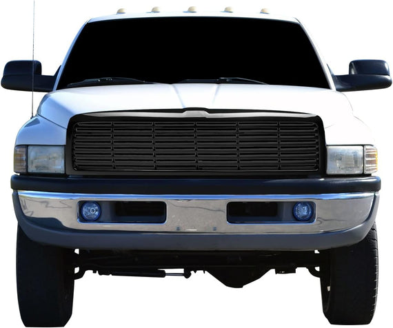 ARMORDILLO® 1994-2001 Dodge Ram 1500 Horizontal Style Front Grille -Gloss Black