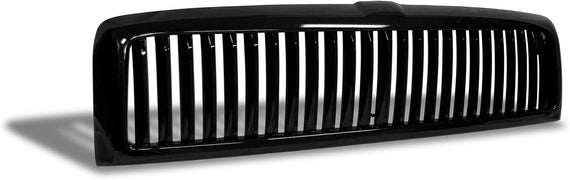 ARMORDILLO® 1994-2001 Dodge Ram 1500 Vertical Style Front Hood Bumper Grille -Gloss Black