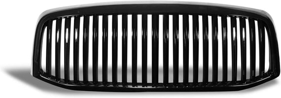 ARMORDILLO® 2006-2008 Dodge Ram 1500 Vertical Style Front Hood Bumper Grille -Gloss Black