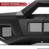 ARMORDILLO® LD2 SERIES 2017-2020 Chevrolet Colorado ZR2 Full Width Steel Front & Rear Bumper + Hoop Bar + Skid Plate Bodykit - Matte Black