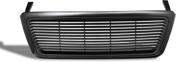 ARMORDILLO® 2004-2008 Ford F-150 Horizontal Style Front Hood Bumper Grille -Matte Black