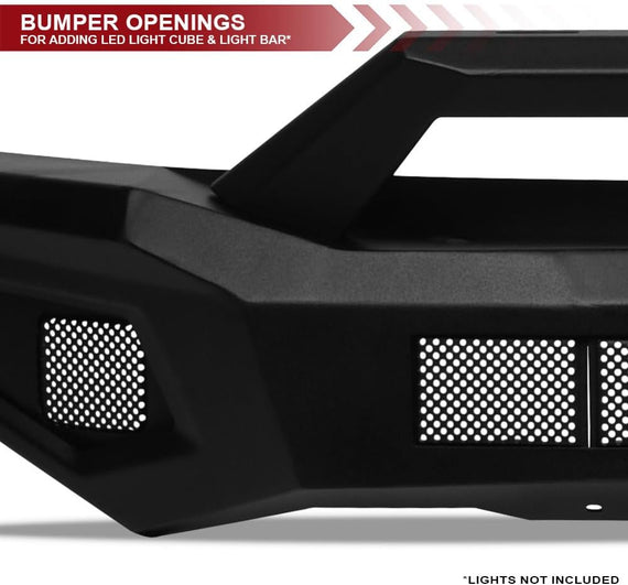 ARMORDILLO® LD2 SERIES 2017-2020 Ford F-150 RAPTOR Full Width Steel Front & Rear Bumper + Hoop Bar + Skid Plate Bodykit - Matte Black