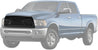 ARMORDILLO® 2010-2018 Dodge Ram 2500 3500 4500 5500 OE-Style Front Hood Grille -Matte Black
