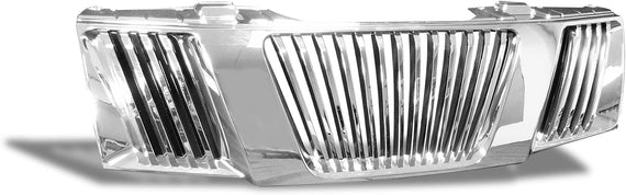 ARMORDILLO® 2005-2008 Nissan Frontier Vertical Style Front Hood Bumper Grille -Chrome