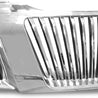 ARMORDILLO® 2005-2008 Nissan Frontier Vertical Style Front Hood Bumper Grille -Chrome