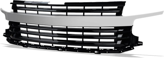 ARMORDILLO® 2021-2023 Chevrolet Suburban Horizontal Style Front Grille - Chrome Gloss Black
