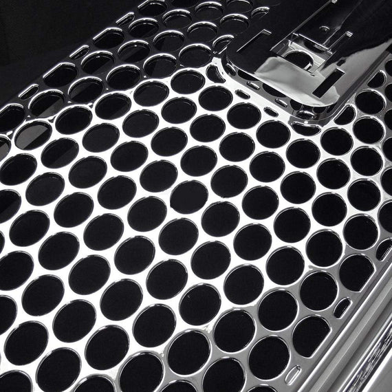 ARMORDILLO® 2007-2013 GMC Sierra 1500 Round Hole Mesh Style Front Grille -Chrome
