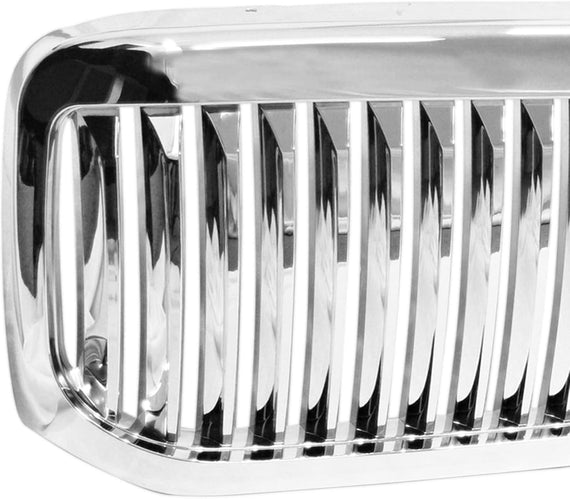 ARMORDILLO® 1999-2004 Ford F-250 F-350 F-450 F-550 Super-Duty Vertical Style Front Grille -Chrome