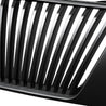 ARMORDILLO® 2005-2008 Nissan Frontier Vertical Style Front Hood Bumper Grille -Matte Black