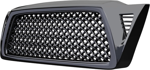 ARMORDILLO® 2005-2011 Toyota Tacoma Mesh Style Front Grille -Gloss Black