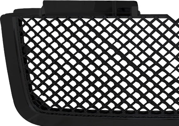 ARMORDILLO® 2006-2009 Chevrolet Trailblazer Mesh Style Front Hood Bumper Grille -Gloss Black