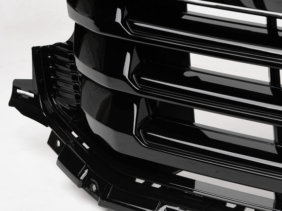 ARMORDILLO® 2021-2023 Chevrolet Suburban Horizontal Style Front Grille - Chrome Gloss Black