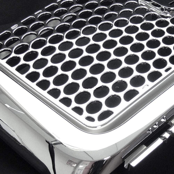 ARMORDILLO® 2007-2013 GMC Sierra 1500 Round Hole Mesh Style Front Grille -Chrome