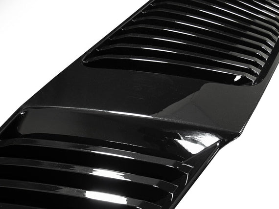 ARMORDILLO® 2005-2008 Nissan Frontier Vertical Style Front Hood Bumper Grille -Gloss Black
