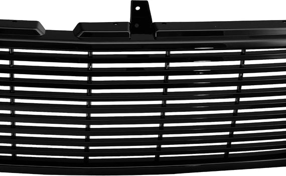 ARMORDILLO® 2000-2002 Chevrolet Suburban Horizontal Style Front Hood Bumper Grille -Gloss Black