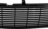 ARMORDILLO® 2000-2002 Chevrolet Suburban Horizontal Style Front Hood Bumper Grille -Gloss Black