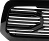 ARMORDILLO® 2013-2018 Dodge Ram 1500 Big Horn Horizontal Front Hood Grille -Gloss Black