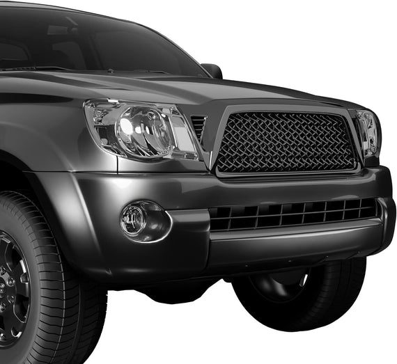 ARMORDILLO® 2005-2011 Toyota Tacoma Mesh Style Front Grille -Gloss Black