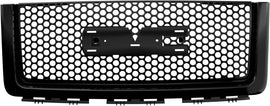 ARMORDILLO® 2007-2013 GMC Sierra 1500 Round Hole Mesh Style Front Grille -Gloss Black