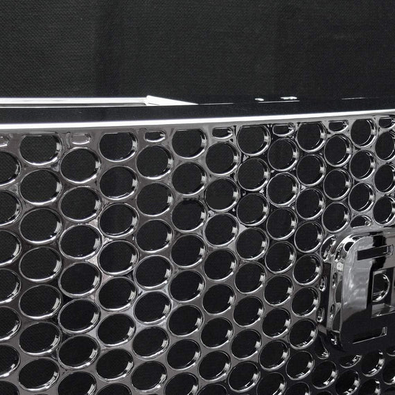 ARMORDILLO® 2007-2013 GMC Sierra 1500 Round Hole Mesh Style Front Grille -Chrome