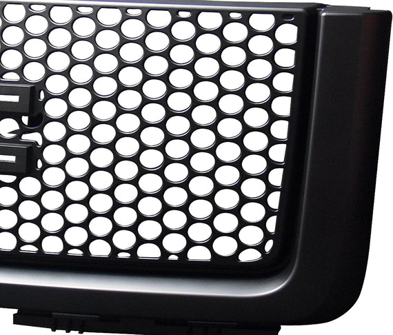 ARMORDILLO® 2007-2013 GMC Sierra 1500 Round Hole Mesh Style Front Grille -Gloss Black