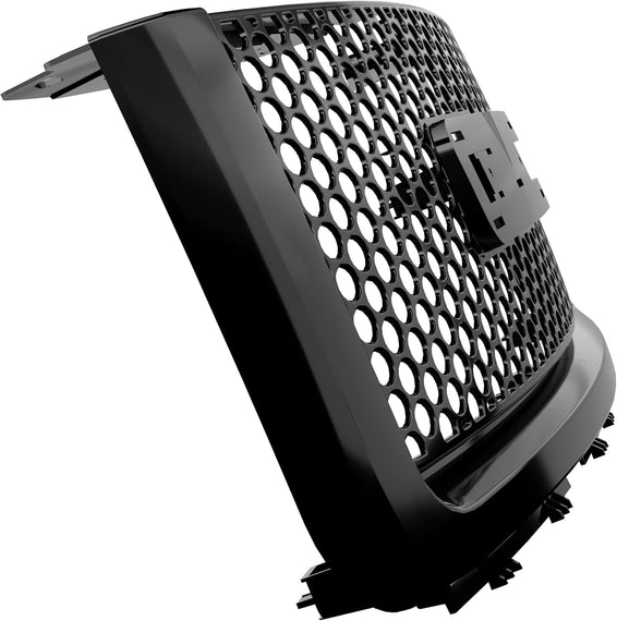 ARMORDILLO® 2007-2013 GMC Sierra 1500 Round Hole Mesh Style Front Grille -Gloss Black