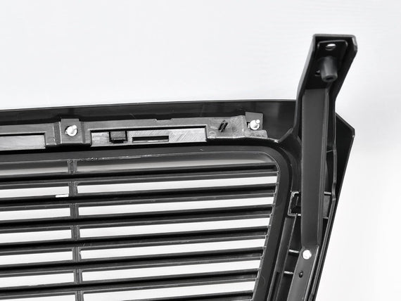 ARMORDILLO® 2004-2008 Ford F-150 Horizontal Style Front Hood Bumper Grille -Matte Black