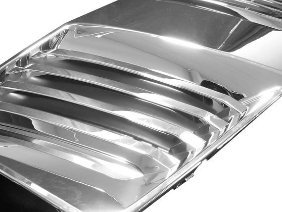 ARMORDILLO® 2005-2008 Nissan Frontier Vertical Style Front Hood Bumper Grille -Chrome